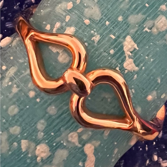 14K Gold Slip On Resin Core Bangle Bracelet - Picture 3 of 12